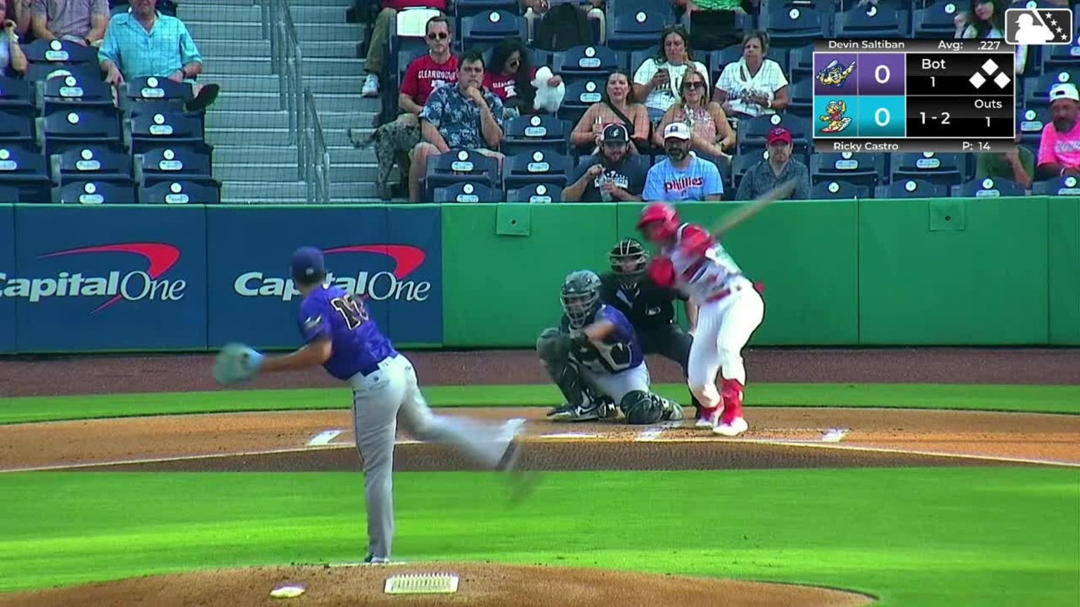 Ricky Castro's seventh strikeout of the game | 07/20/2024 | Mighty Mussels
