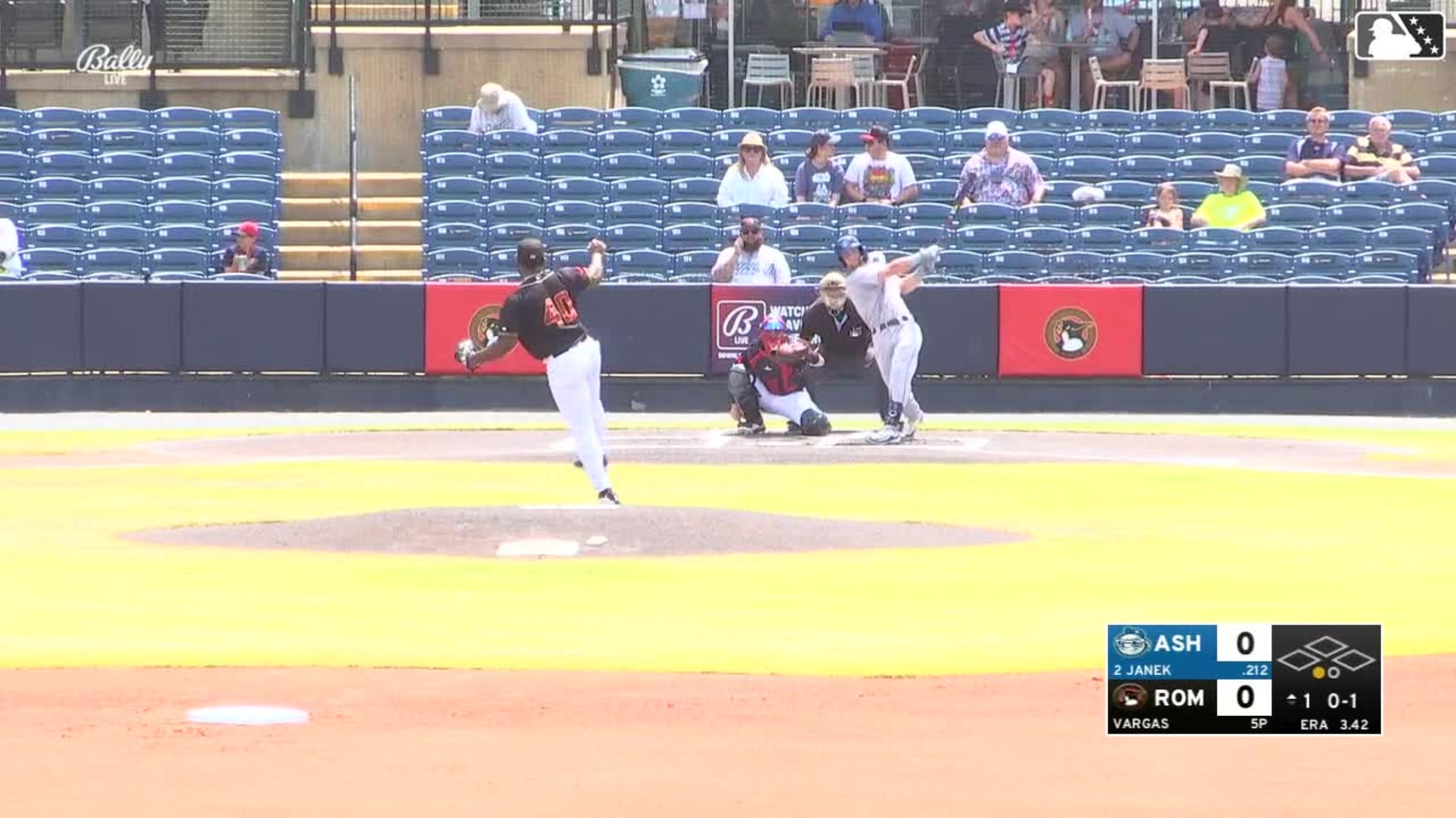 Walker Janek's first home run | 08/18/2024 | Tourists