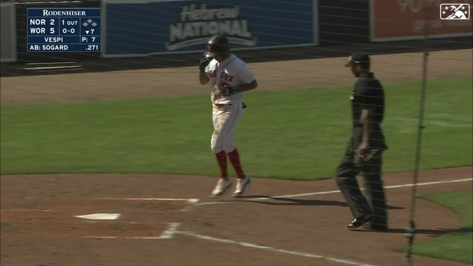 David Hamilton's two-run homer | 09/03/2023 | Red Sox
