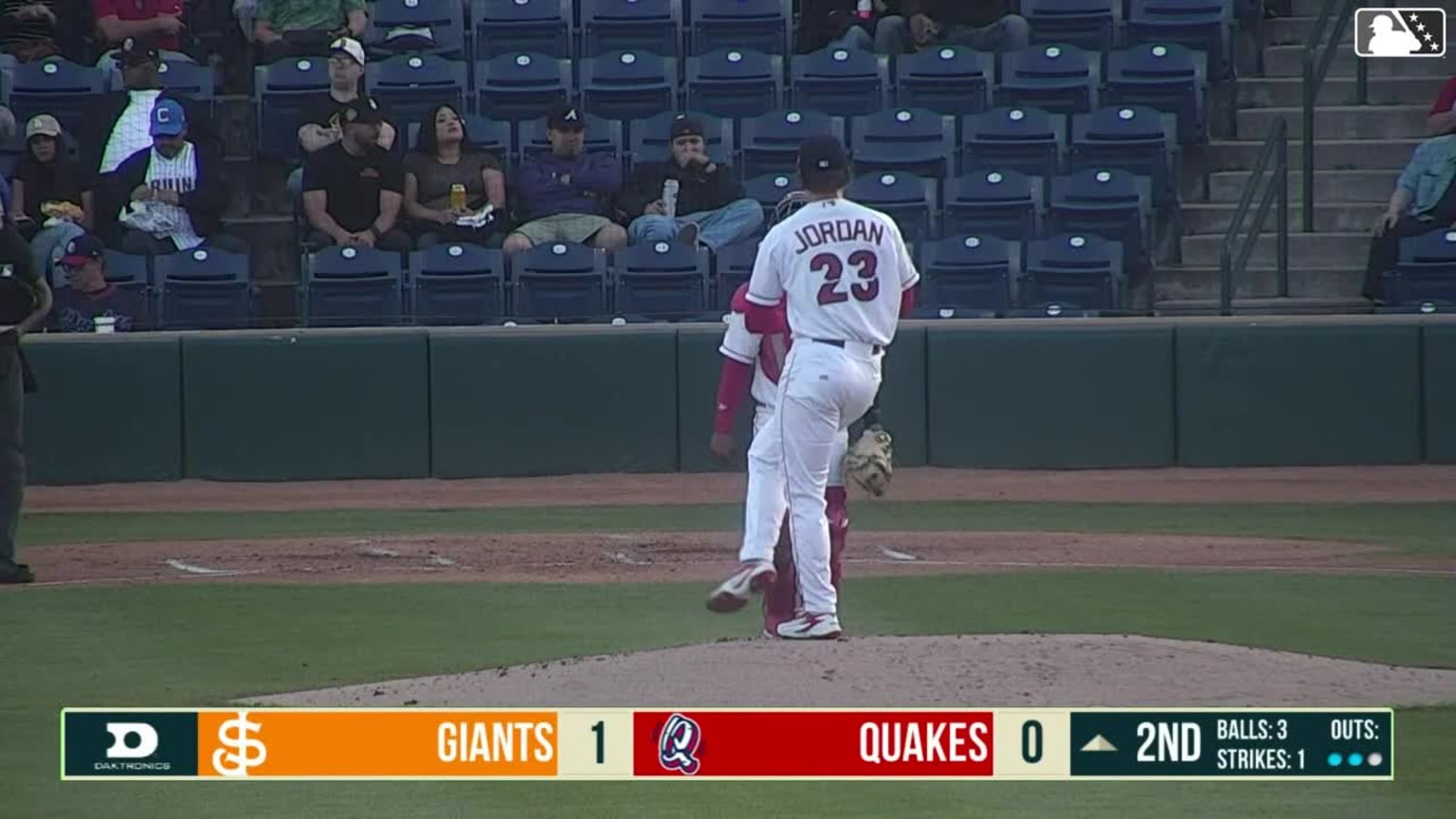 Andy Polanco singles on a soft ground ball to third baseman Gabriel ...