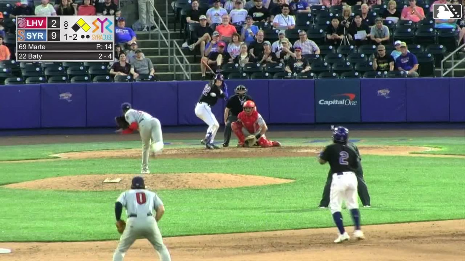 Brett Baty's RBI double for TripleA Syracuse 06/14/2024 Mets