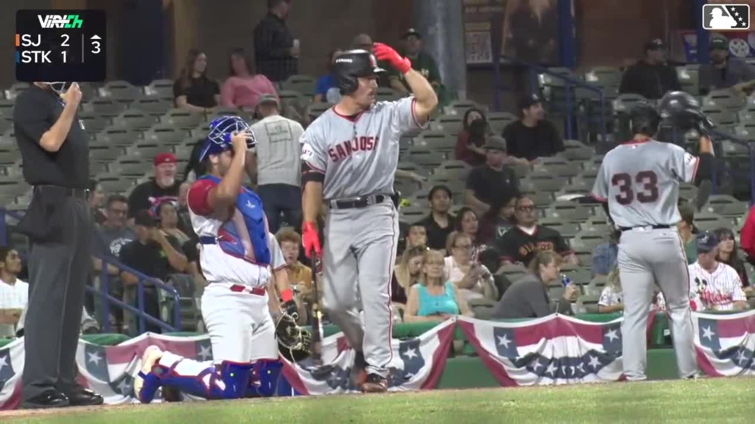 Dario Reynoso walks. Junior Barajas scores. Cam Maldonado to 3rd ...