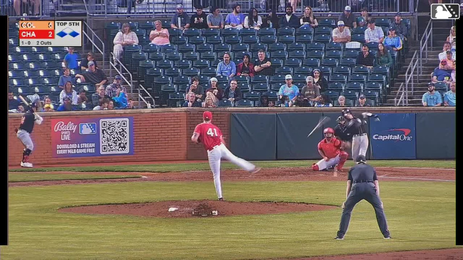 Chandler Seagle's unique infield single | 04/24/2025 | Clingstones