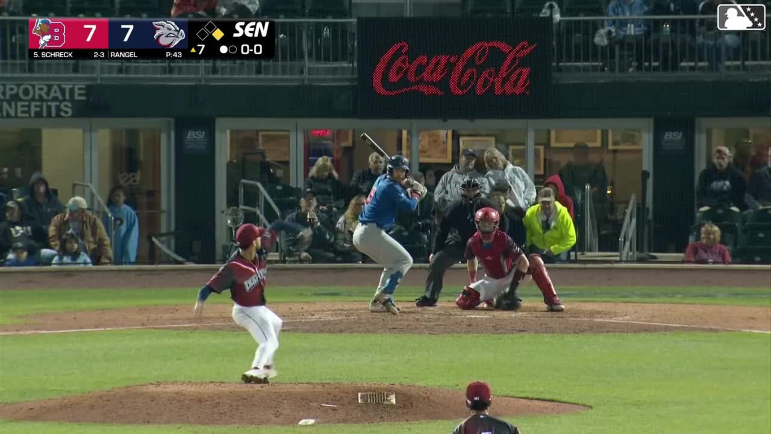 RJ Schreck homers (5) on a fly ball to right center field. Josh ...