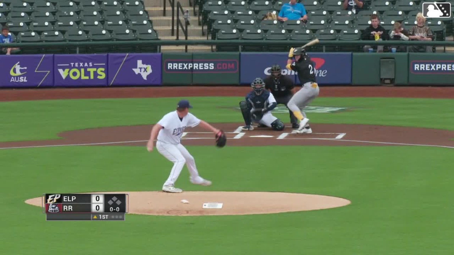 Trey Supak In play, run(s) to Jase Bowen | 04/14/2026 | Chihuahuas