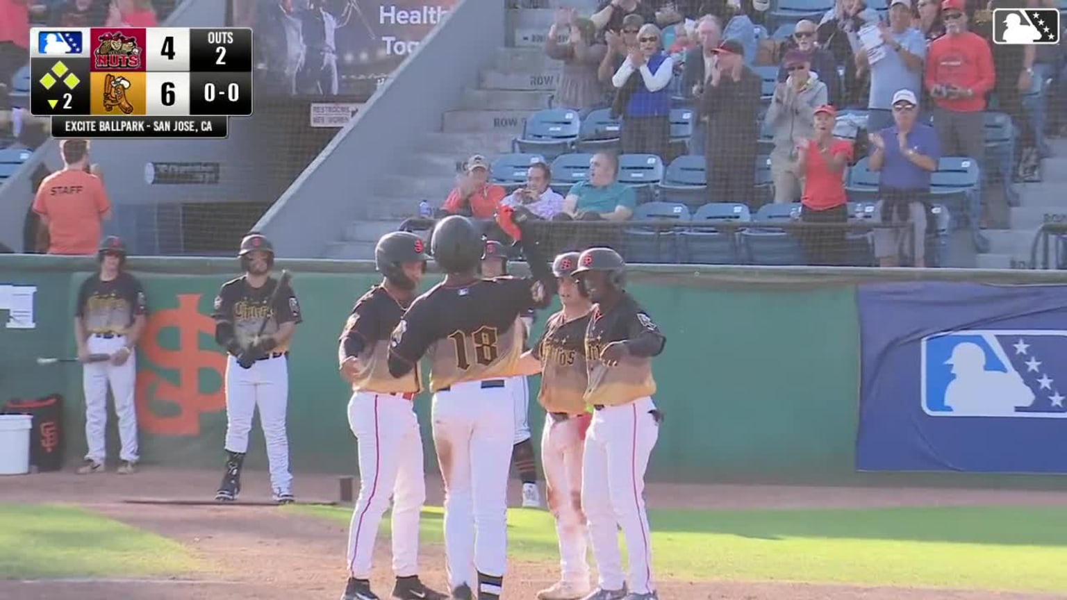 Bo Davidson hits a grand slam | 07/28/2024 | Giants
