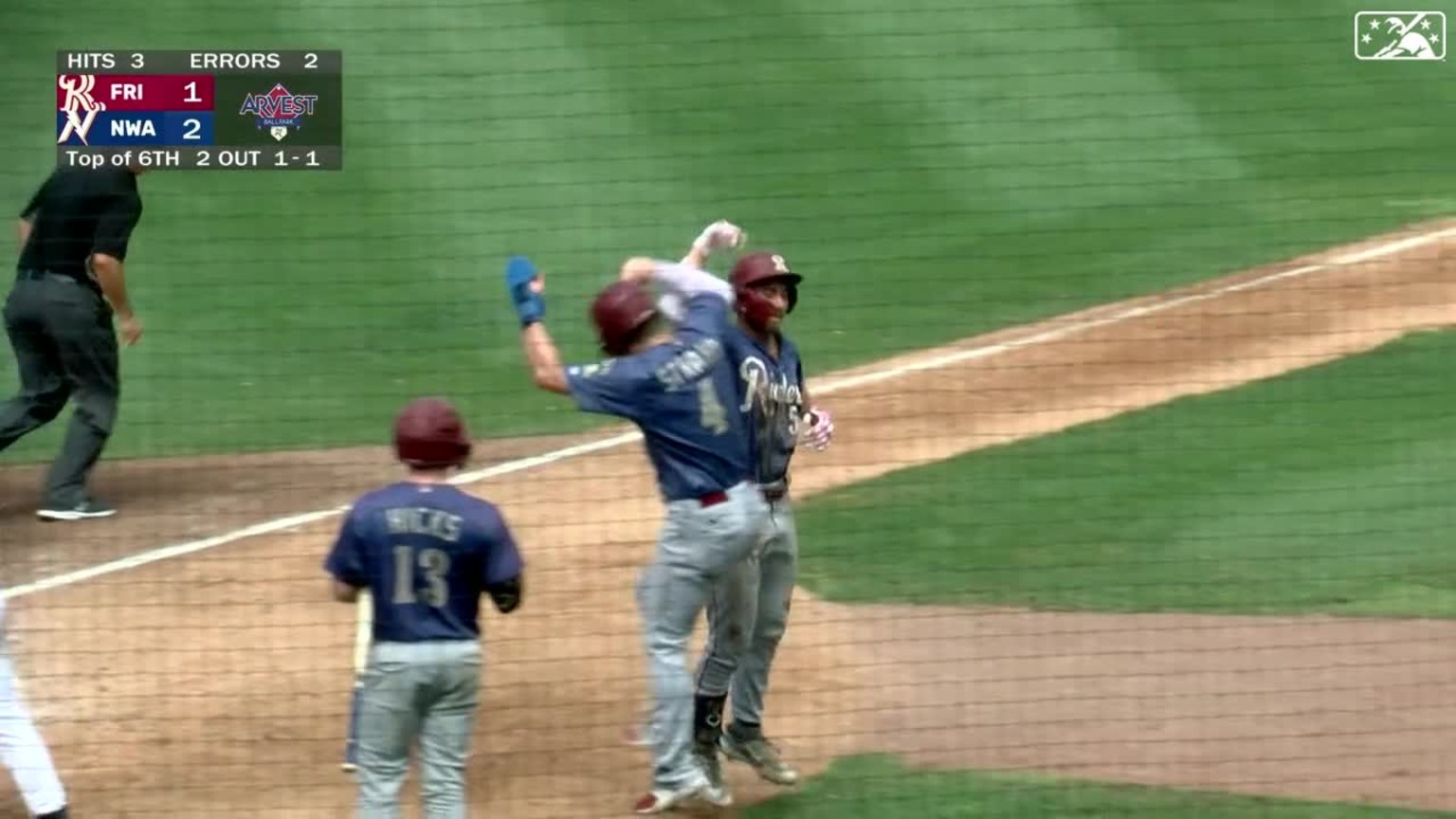 Aaron Zavala's two-run home run | 06/18/2023 | RoughRiders