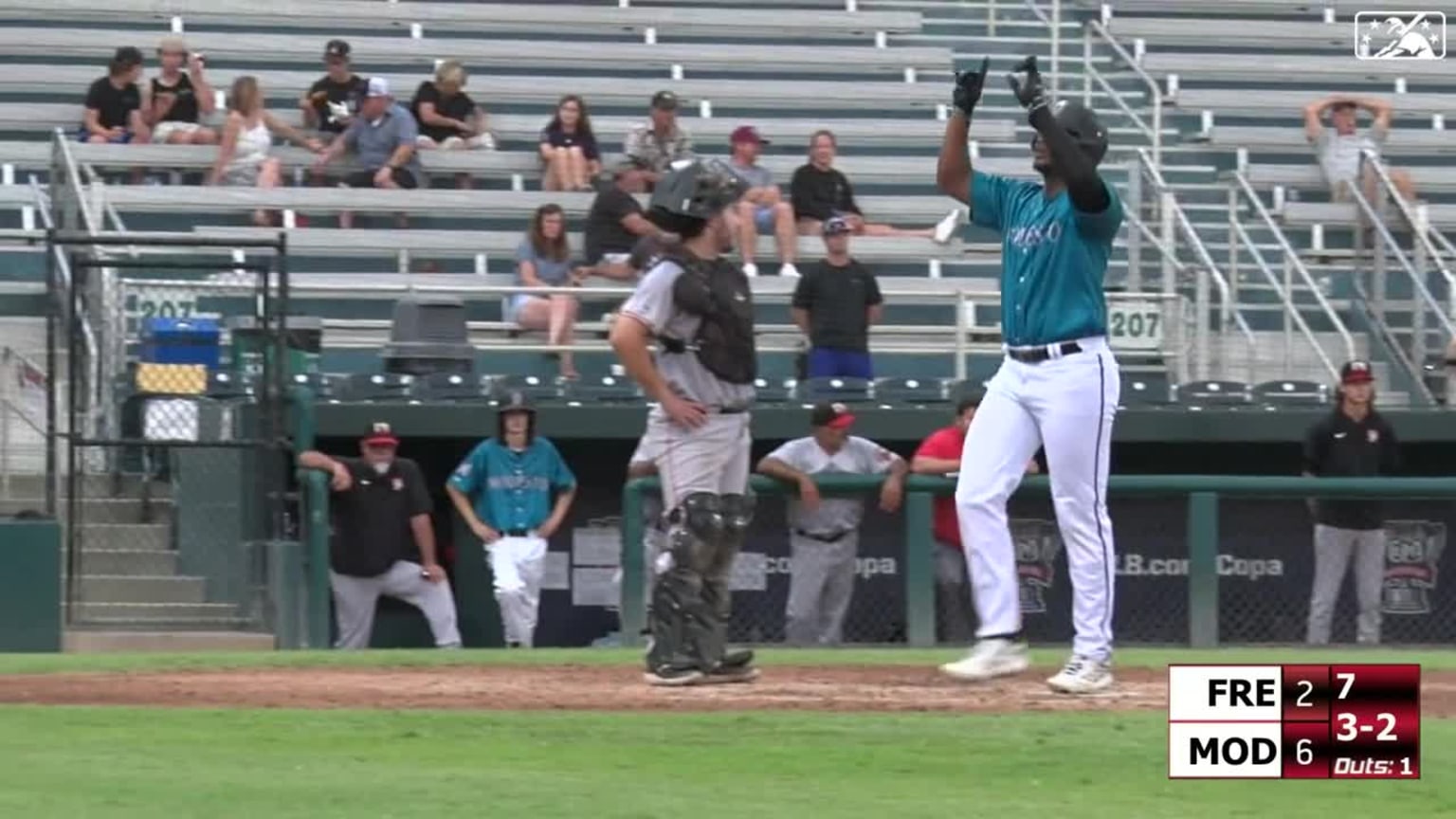 Lazaro Montes' solo home run 08/21/2023