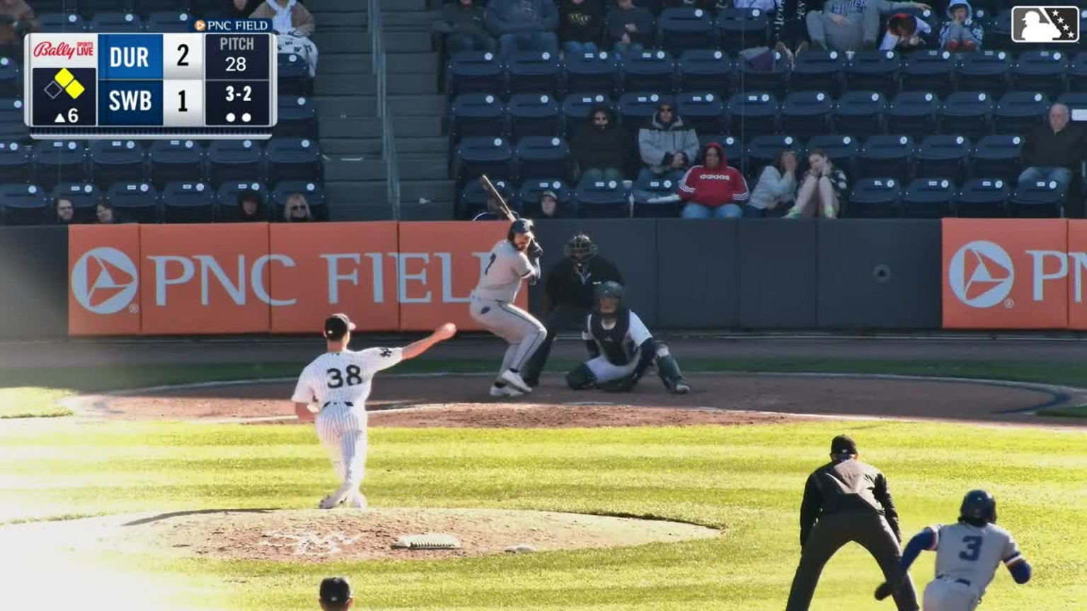Carson Coleman In play, run(s) to Gavin Lux | 04/11/2026 | Bulls