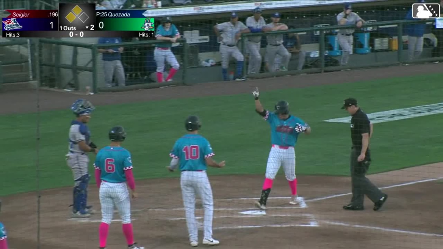 Anthony Seigler drills a three-run homer | 06/09/2024 | MiLB.com