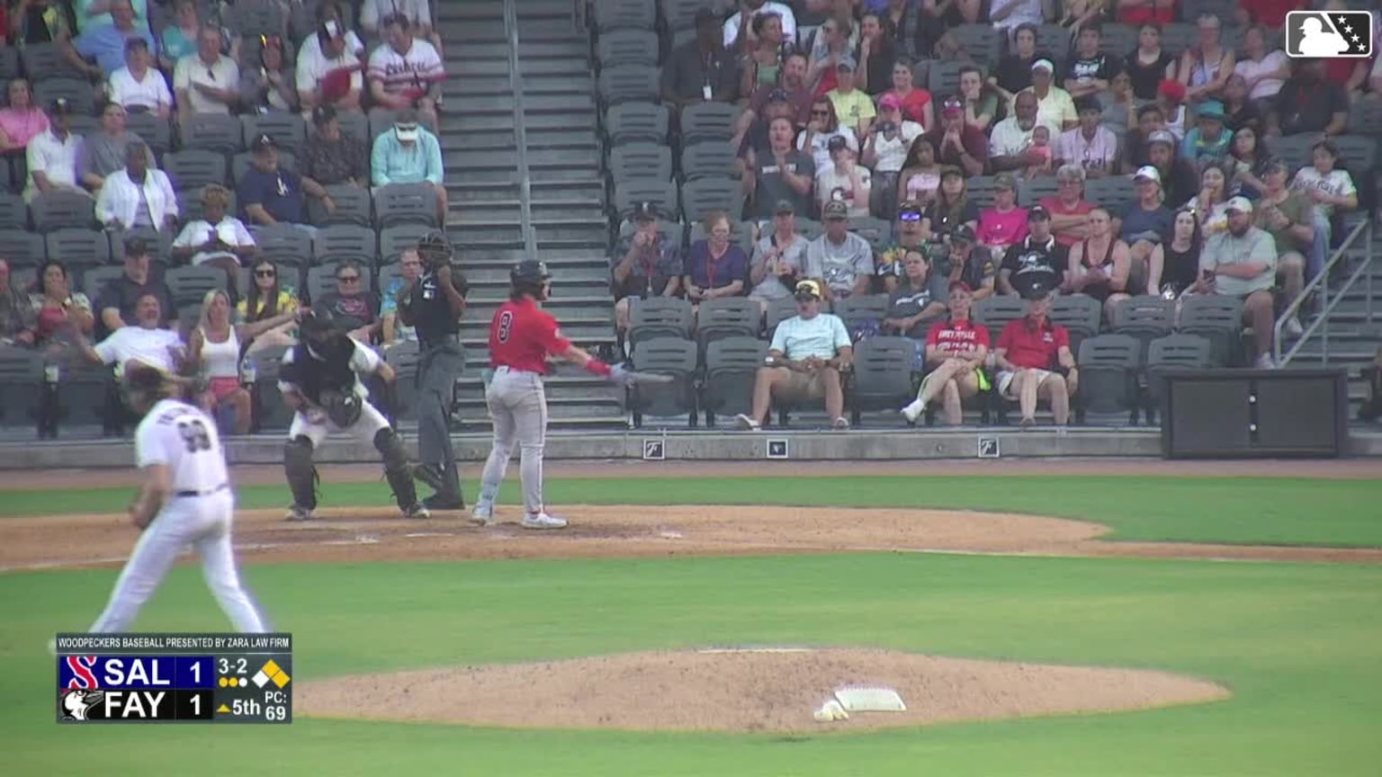Alonzo Tredwell's fourth K of the game 06/16/2024 Woodpeckers