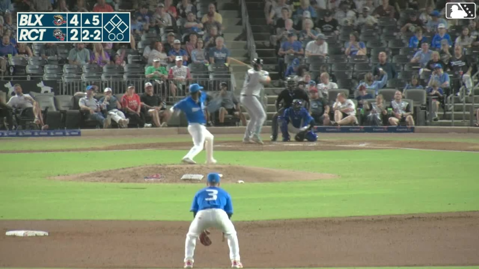 Blake Burke homers (2) on a fly ball to right center field. | 04/04 ...