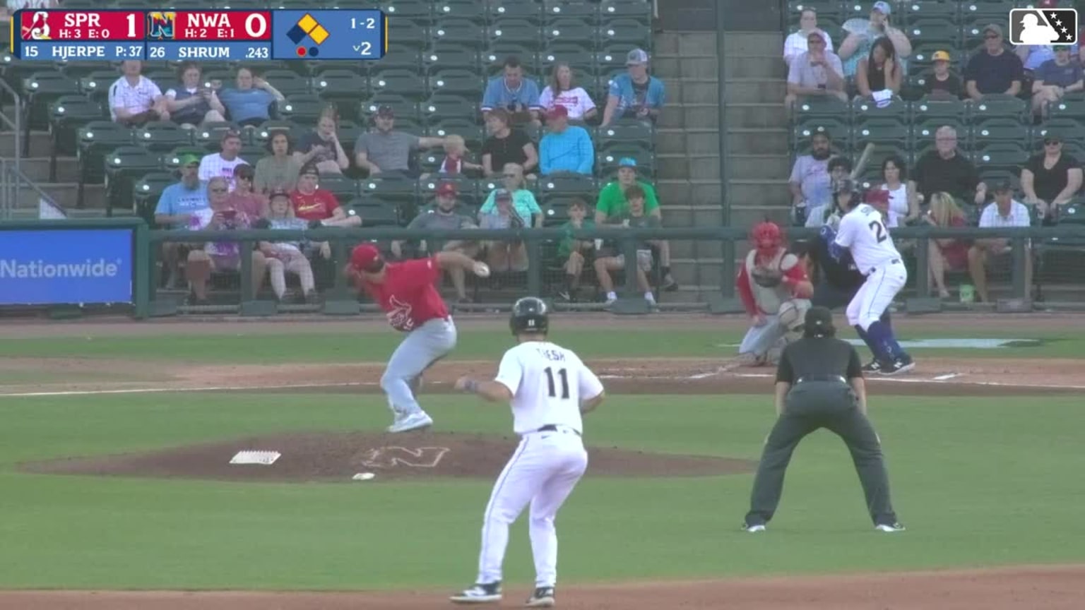 Cooper Hjerpe's third strikeout 07/03/2024 Cardinals