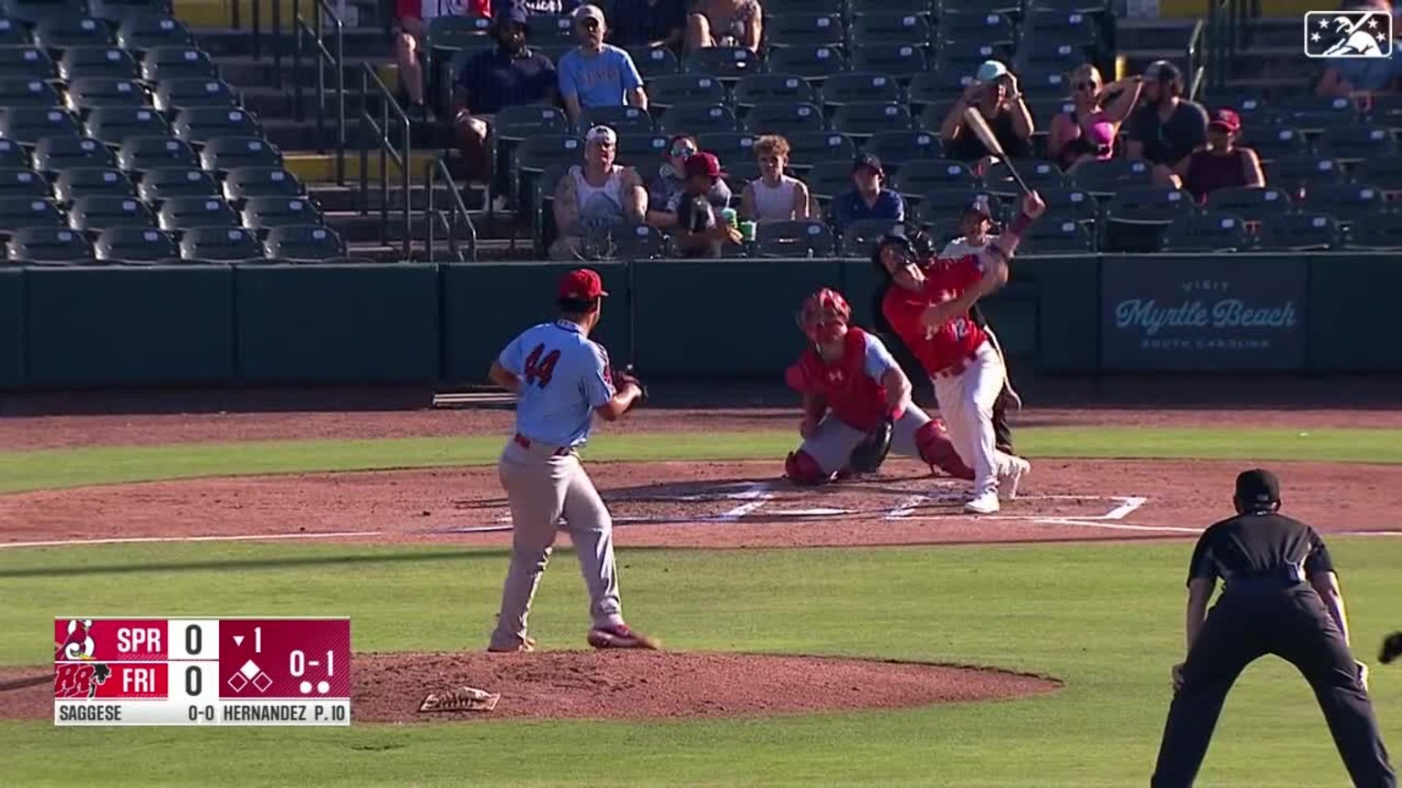 Thomas Saggese's RBI double 06/25/2023 RoughRiders