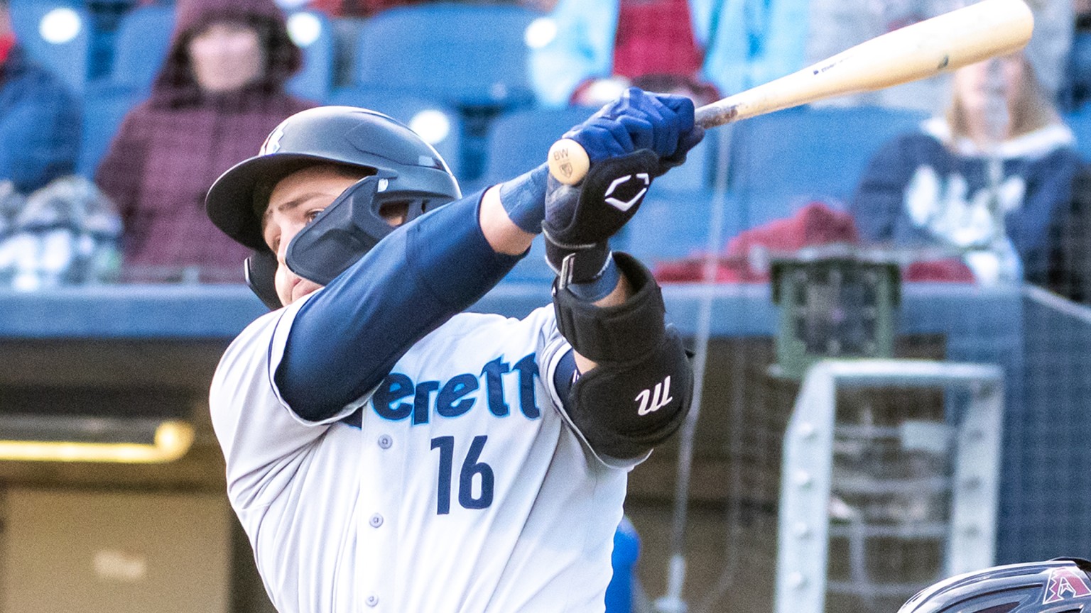 Ben Williamson's first homer of the year for Everett 04/21/2024 AquaSox