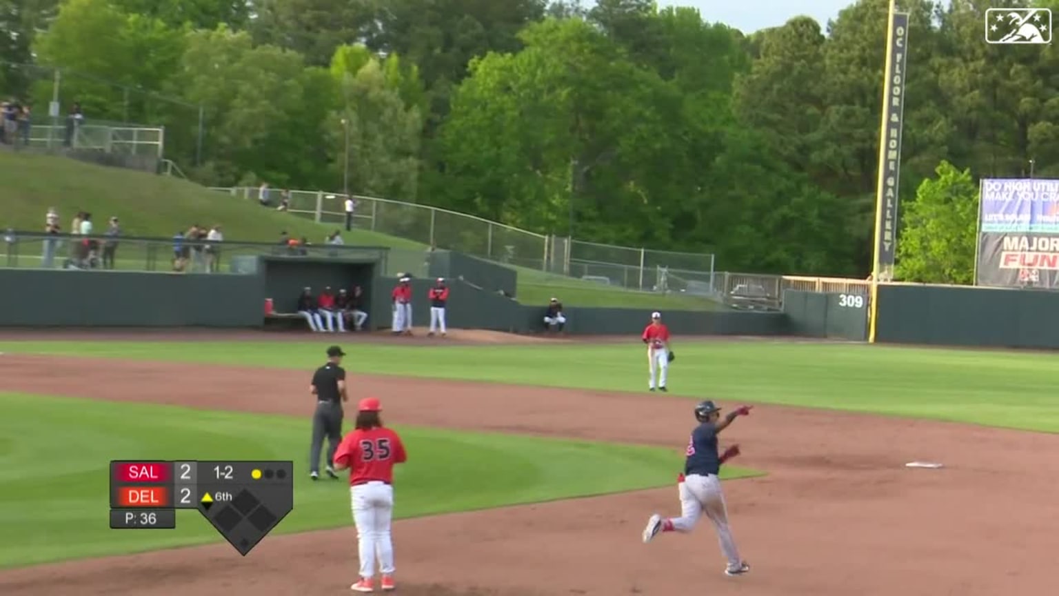 Luis Ravelo's solo home run 04/29/2023