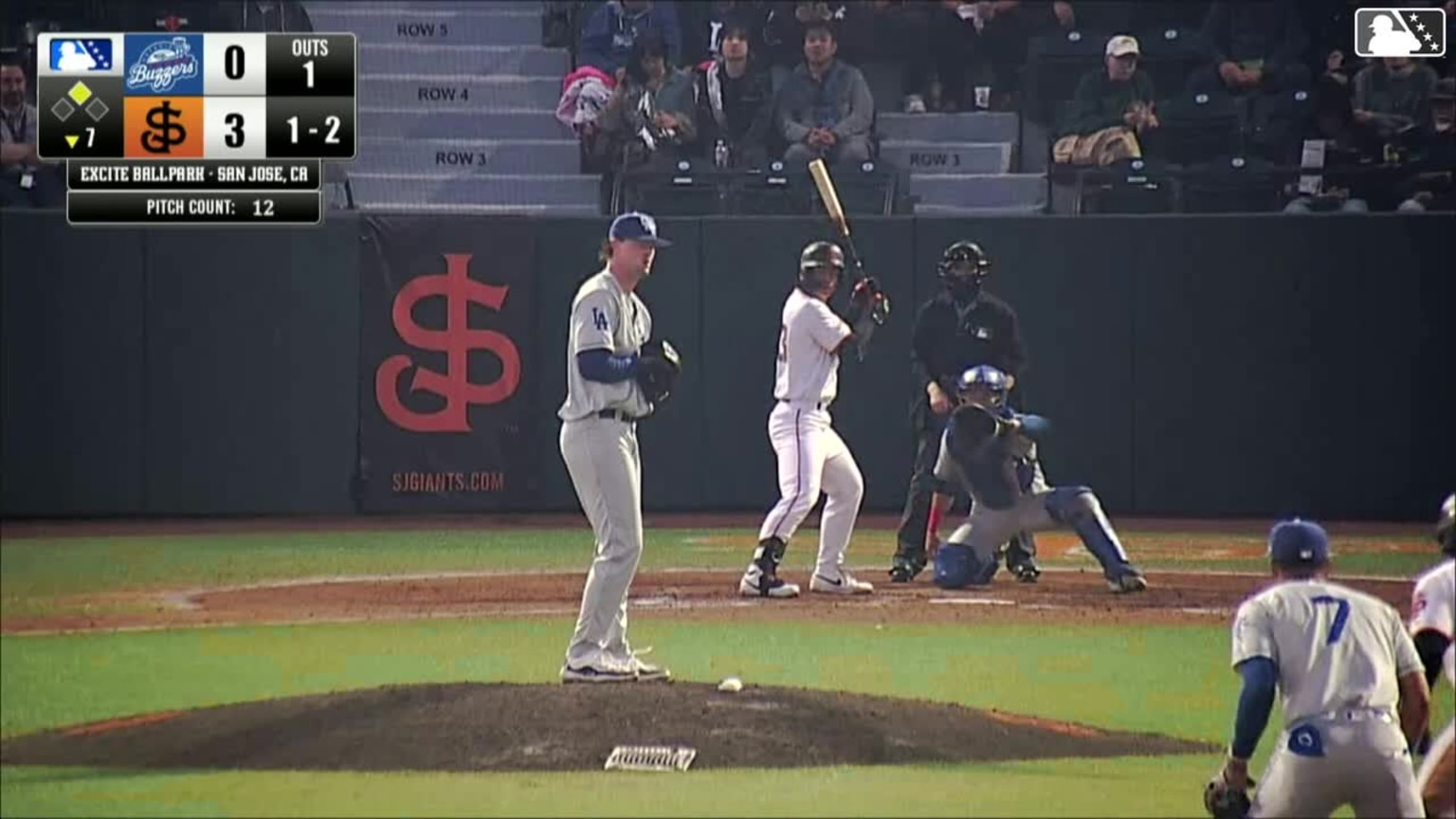 Seamus Barrett In play, run(s) to Junior Barajas | 04/23/2026 | Giants