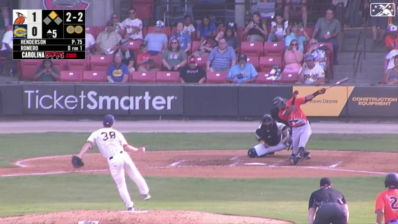 Logan Henderson's 8th strikeout 08/12/2023 Mudcats