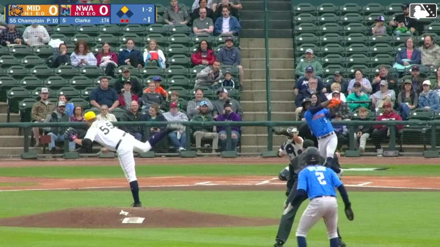 Chandler Champlain's first strikeout of the game 04/20/2024 Naturals