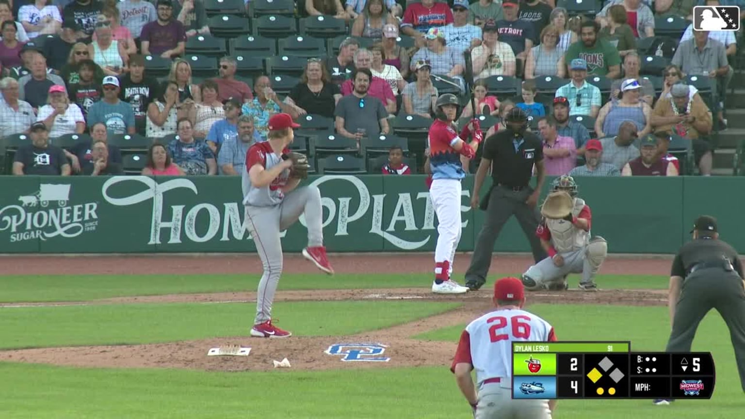 Dylan Lesko's ninth K 07/14/2024 TinCaps