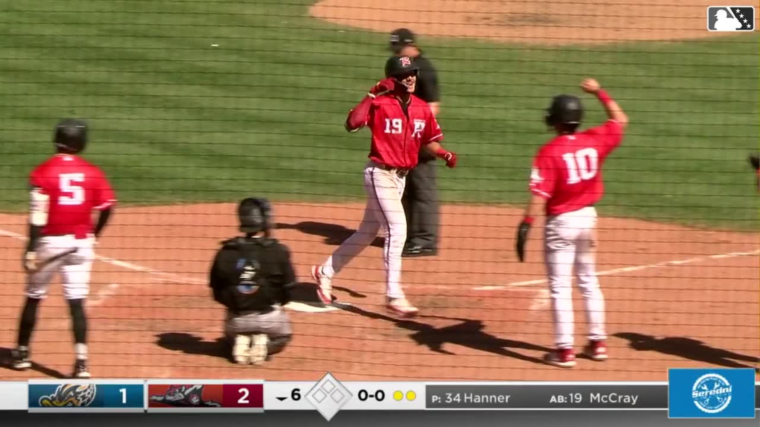 Grant McCray's three-run homer | 04/14/2024 | Flying Squirrels
