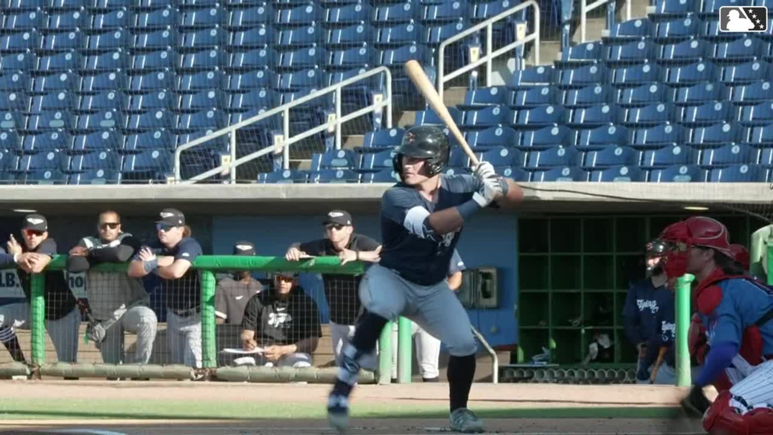Kevin McGonigle hits a leadoff double 05/30/2024 Flying Tigers