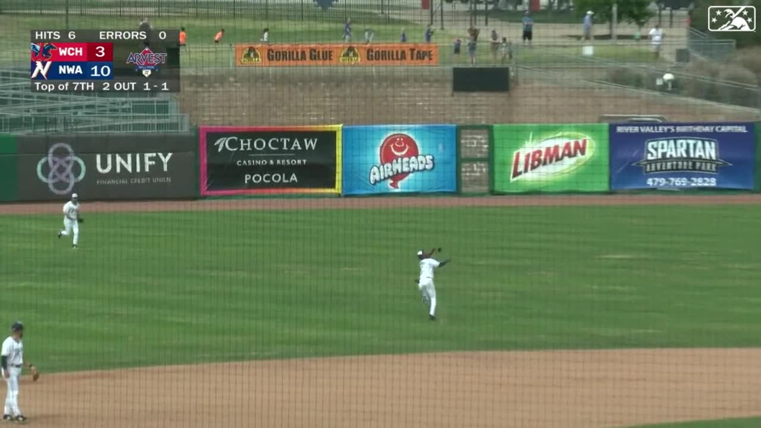 Tyler Tolbert's great grab 05/07/2023 Naturals