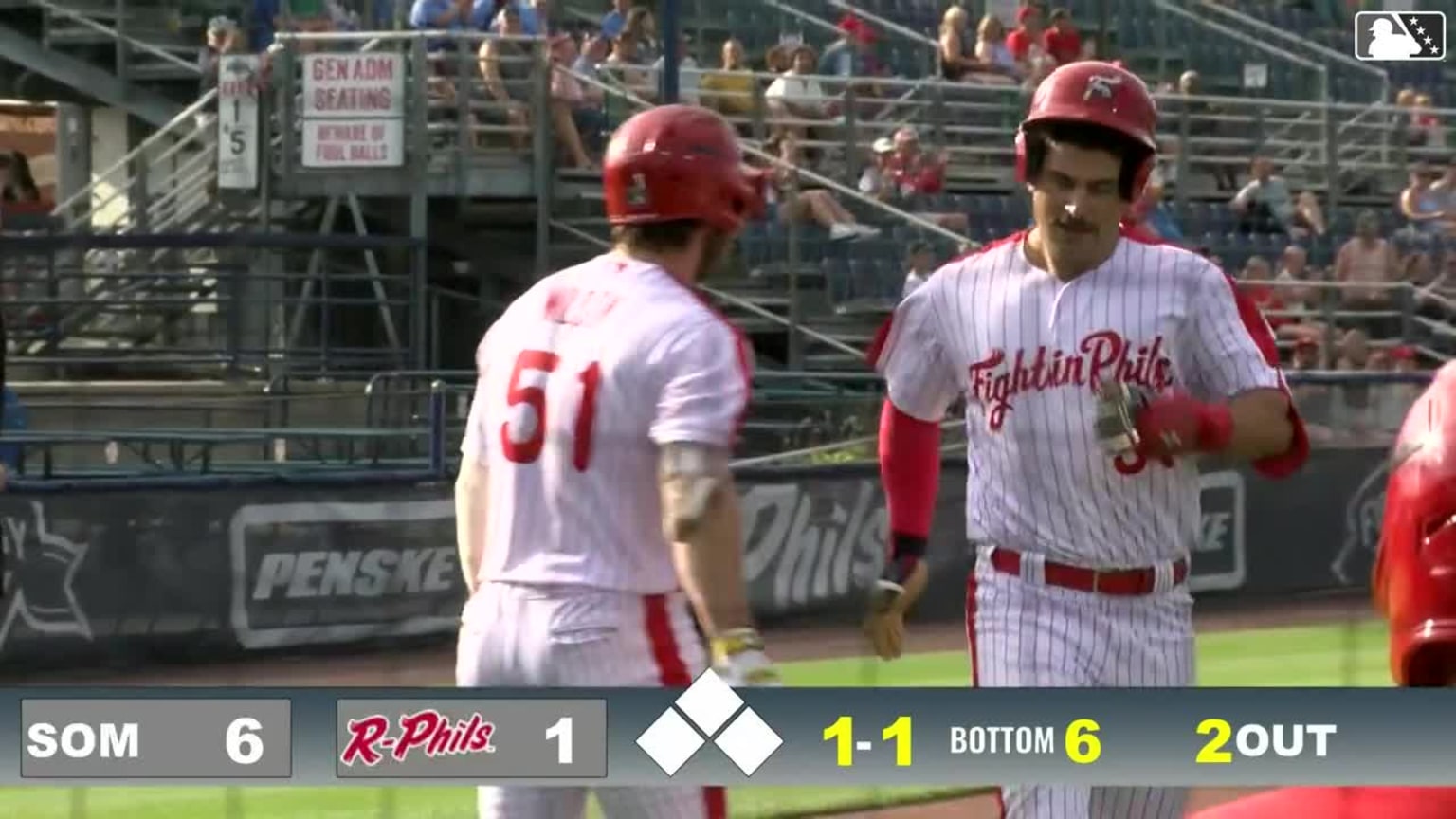 Otto Kemp's inside-the-park home run | 07/05/2024 | Fightin Phils