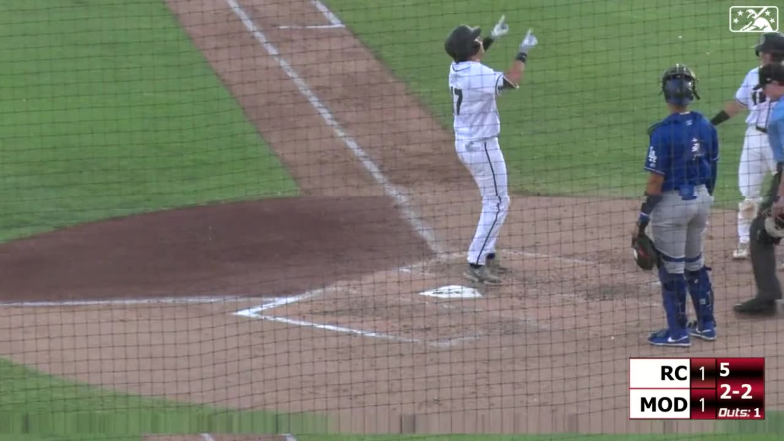 Jonny Farmelo's first pro homer 09/18/2023