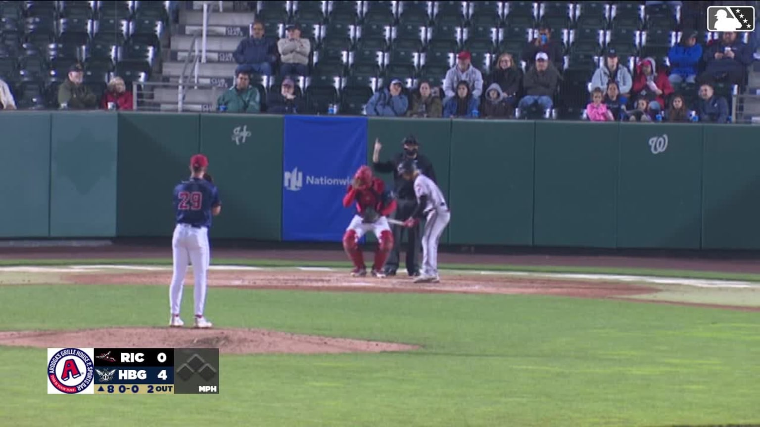 J.T. Arruda's incredible catch 04/20/2024 Senators