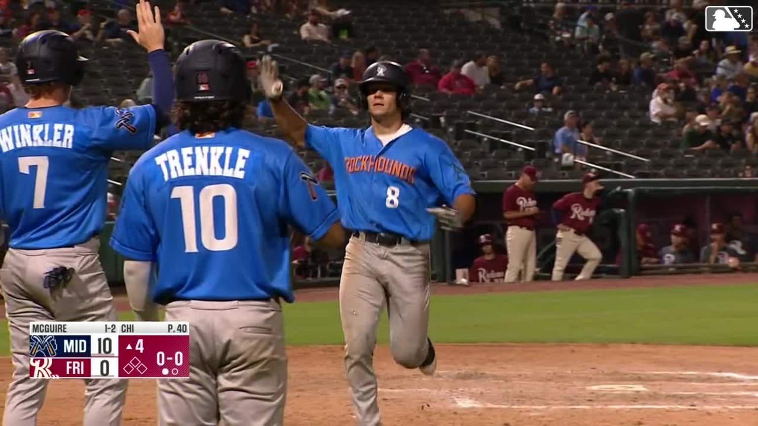 Colby Thomas' three-run home run | 05/24/2024 | RoughRiders