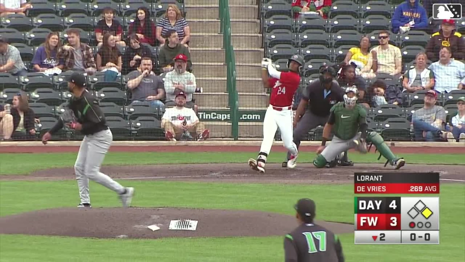 Leo De Vries' fourth homer of the season | 04/29/2025 | MiLB.com