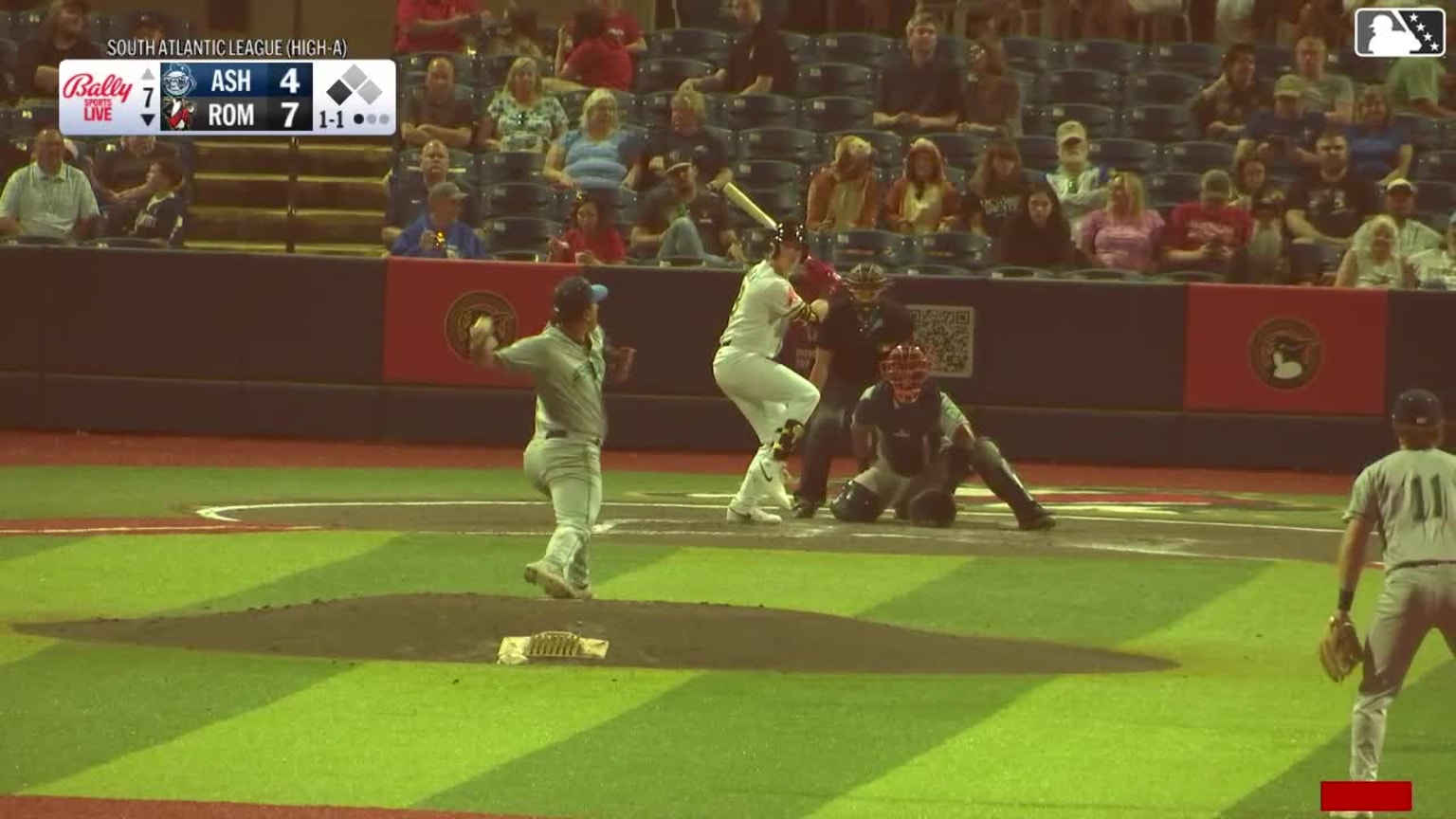 Owen Carey grounds out, pitcher Alain Pena to first baseman Jason ...