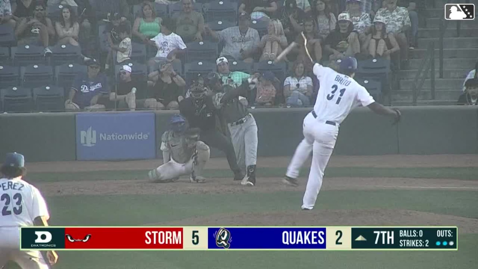 Leodalis De Vries' threerun home run 07/22/2024