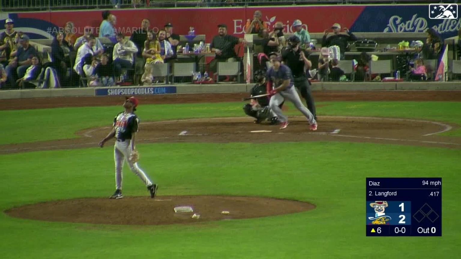 Langfords' fourth homer | 09/17/2023 | RoughRiders