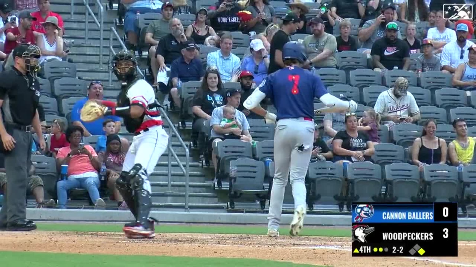 Tyler Guilfoil's eight strikeouts 07/01/2023 Woodpeckers