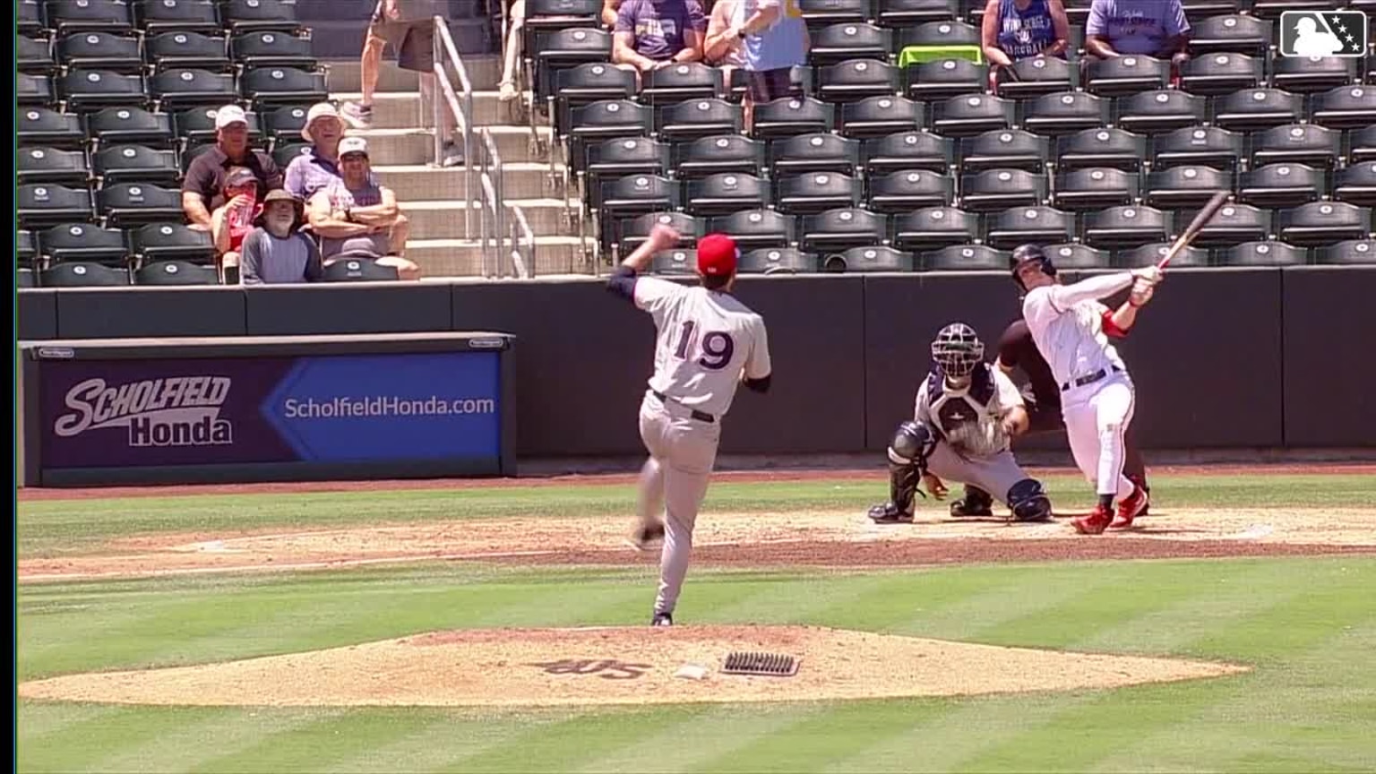 Luke Keaschall's solo homer 06/26/2024 Wind Surge
