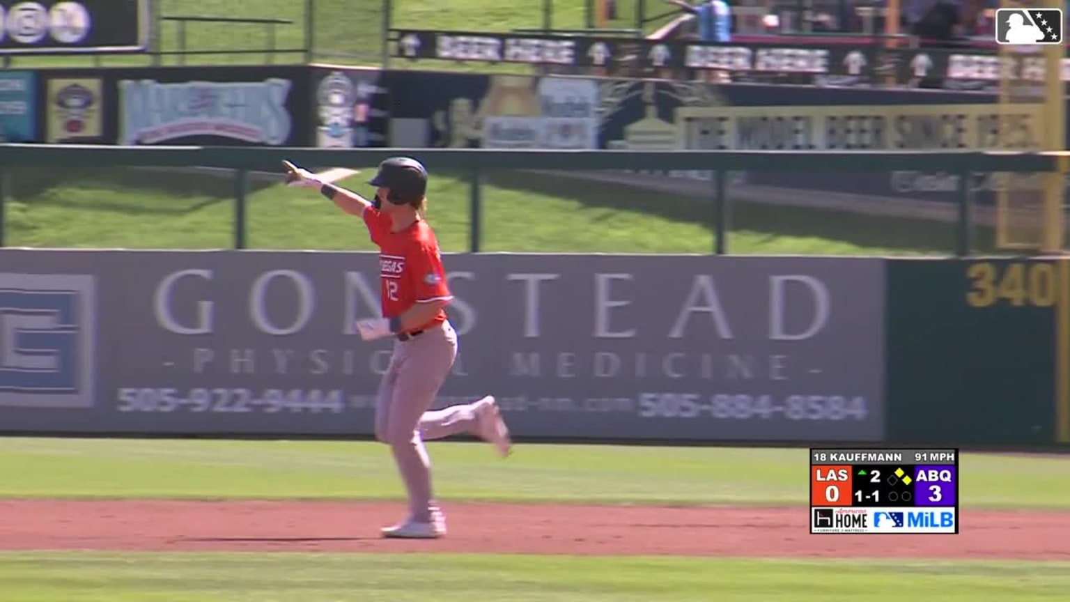 CJ Alexander's three-run home run | 09/12/2024 | Aviators