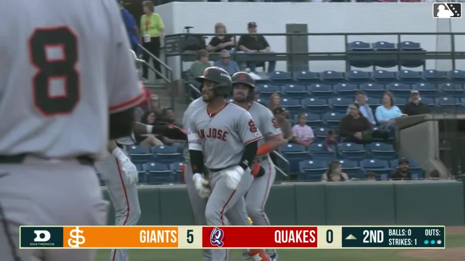 Jhonny Level hits a grand slam (4) to right center field. Damian Bravo ...