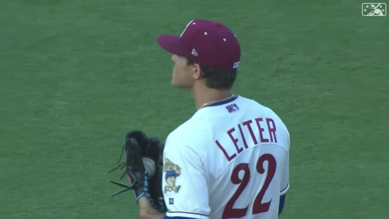 Jack Leiter K's six on the day, 04/19/2023