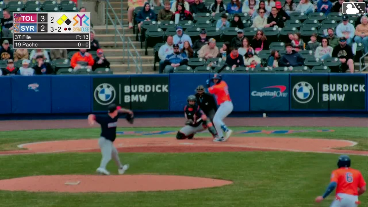 Dylan File In play, run(s) to Cristian Pache | 04/04/2026 | Mets