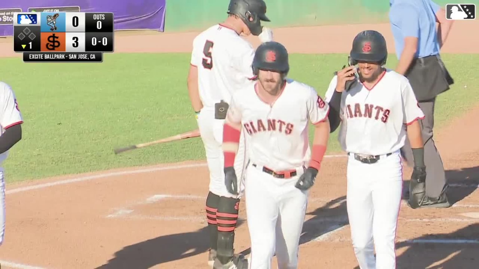 Bryce Eldridge's three-run home run | 06/12/2024 | Giants