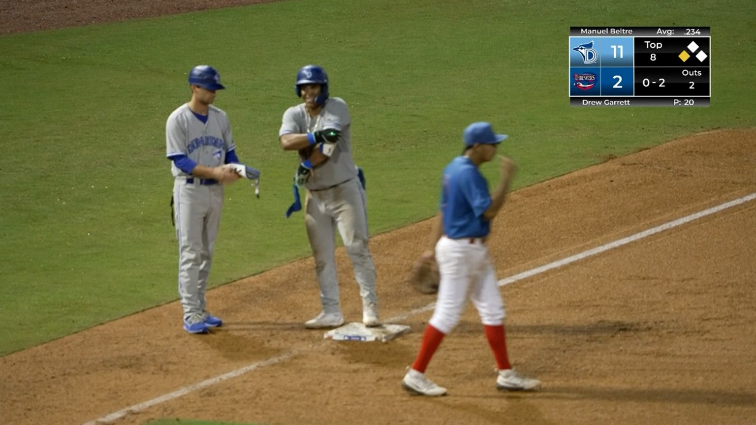 Manuel Beltre's careerhigh six RBIs 08/23/2024 Blue Jays