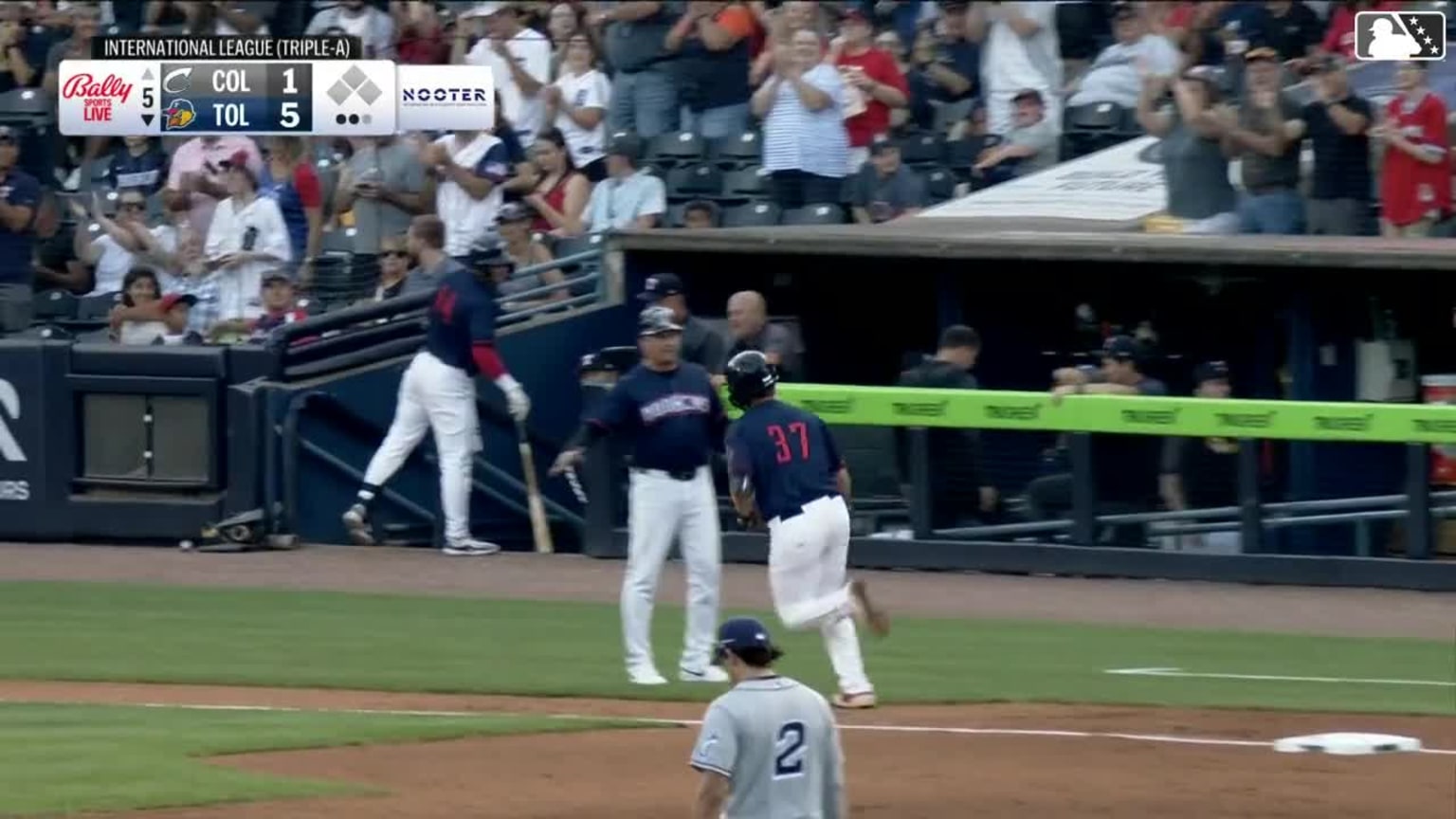 Max Anderson's two-run home run | 08/16/2025 | Mud Hens