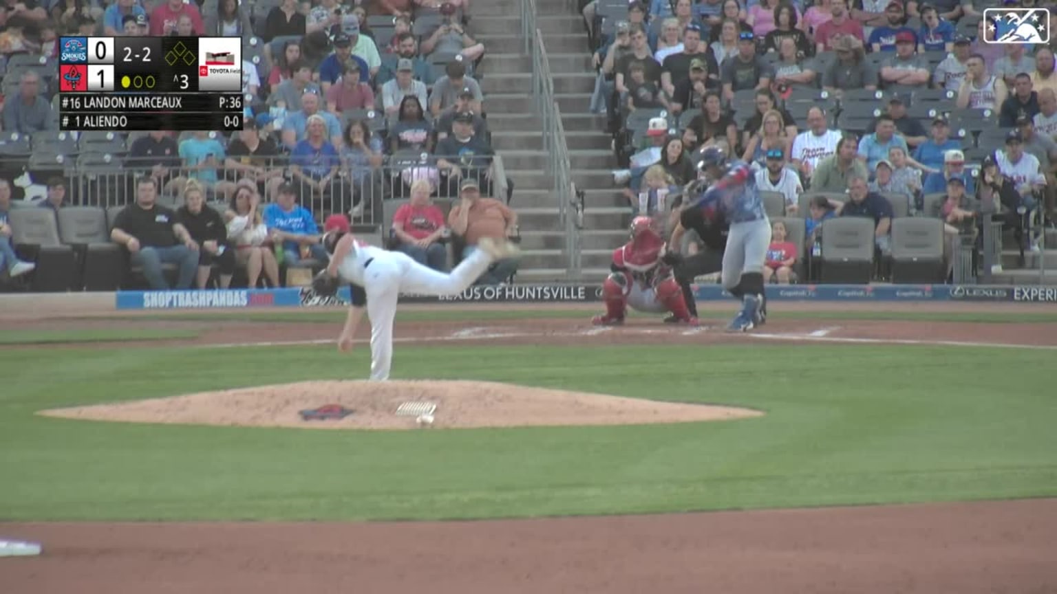 Pablo Aliendo's solo home run | 05/07/2023 | Smokies