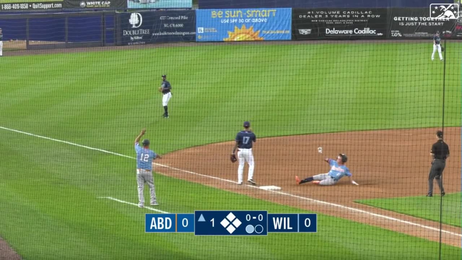 Jackson Holliday's triple 06/25/2023 IronBirds