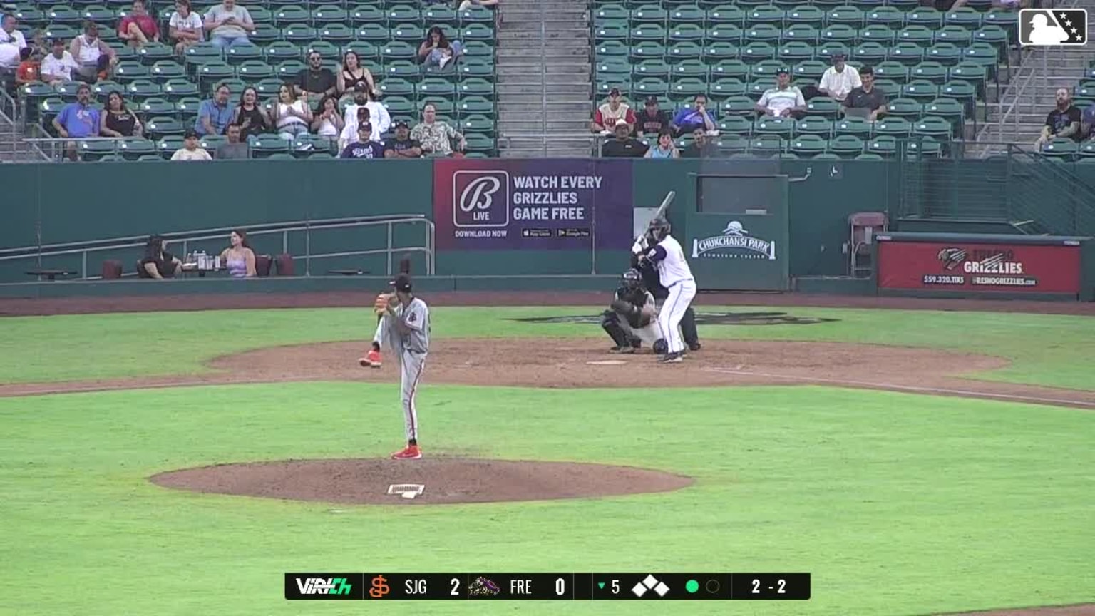 Esmerlin Vinicio's fifth strikeout 07/21/2024 Giants