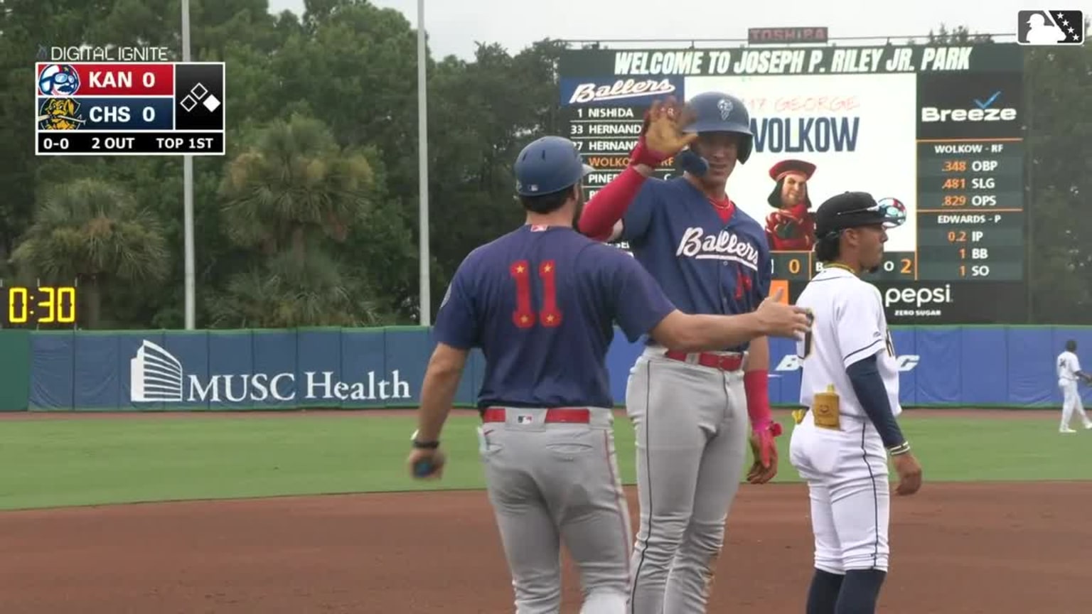 Wolkow hits RBI triple 07/25/2024 Arizona Complex League