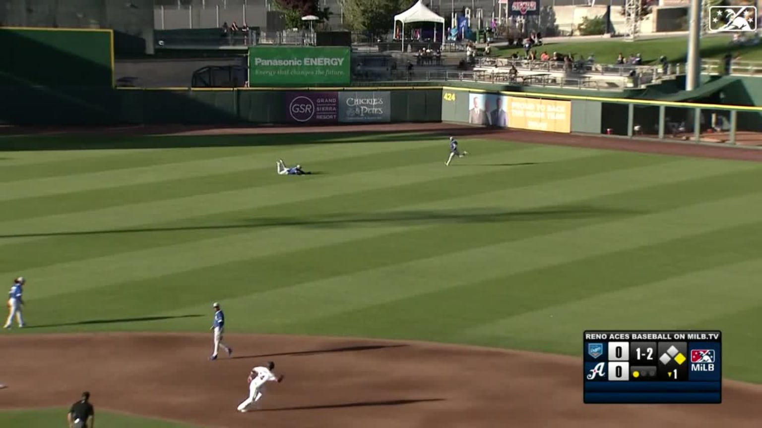 Thompson's diving grab | 07/28/2023 | MiLB.com