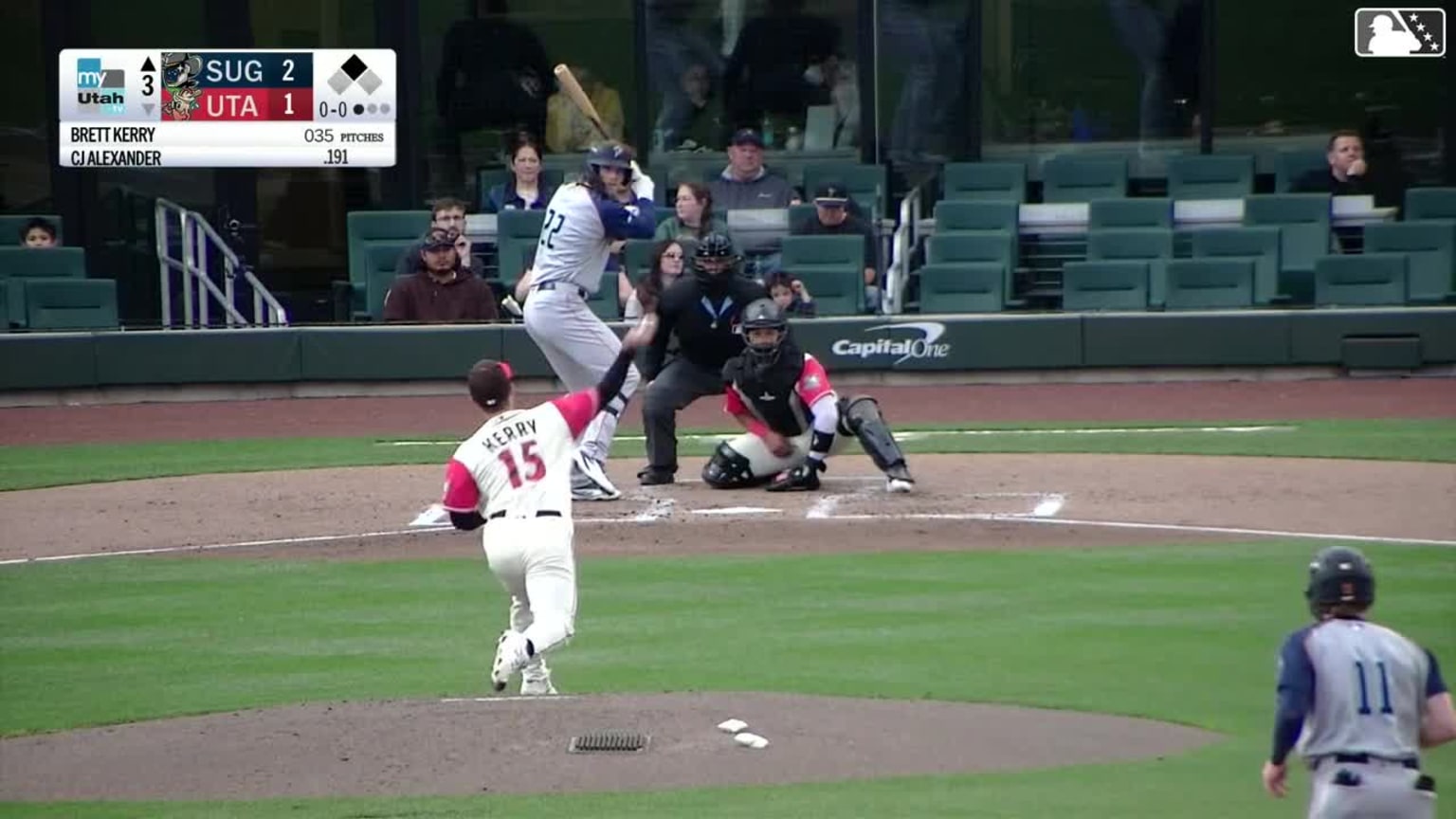 Brett Kerry In play, run(s) to CJ Alexander | 04/16/2026 | MiLB.com